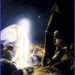 The Shepherds and the Angel, by Carl Heinrich Bloch (1834-1890)